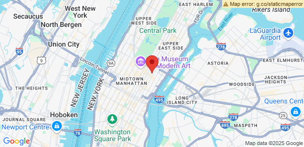 New York,New York Map